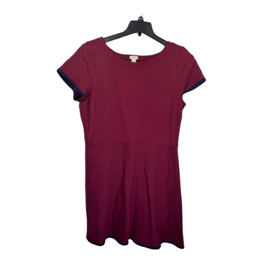 J Crew Dress Womens Size Medium Red Business Party Preppy Classic Formal
